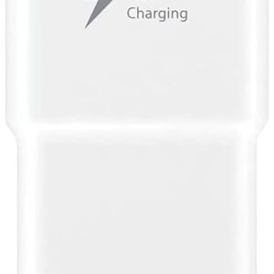 Fast Adaptive Wall Adapter Charger for Galaxy S10 S9 Plus Note 9 S8 Note 8 EP-TA20JBE - 6 Foot Type C/USB-C Cable and OTG Adapter - White