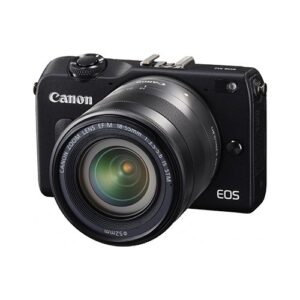 canon eos m2 mark ii 18.0 mp digital camera (black) body only – international version (no warranty)