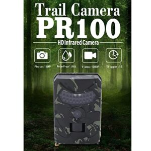 Bediffer Trail Camera, 20MP Photo Resolution Infrared Motion Camera IP56 1080P High Definition Anti Drop for House Monitoring