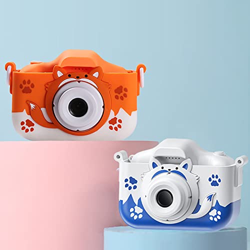 Children Camera, Children's Photography Video HD Mini Digital Camera, Front and Rear Dual Lens 4000W Pixe-l, TF-Card Max 32G, Creative Photo Frame, Filter Mode, Games, Portable Toy