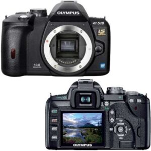 olympus evolt e510 10mp digital slr camera with ccd shift image stabilization (body only)