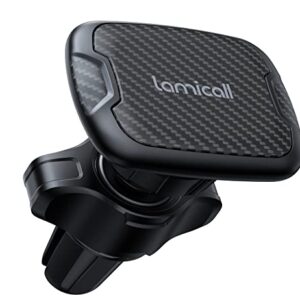 Lamicall Magnetic Car Vent Phone Mount [2022 Early Release] Air Vent Cell Phone Holder Cradle Stand [6 Strong Magnets] for iPhone 13 12 11 Pro Max Mini Xr Xs X 8 7 6 Plus SE, Other 4.7-7" Smartphone