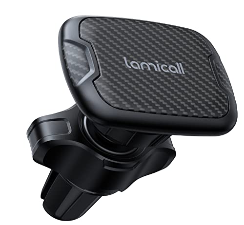 Lamicall Magnetic Car Vent Phone Mount [2022 Early Release] Air Vent Cell Phone Holder Cradle Stand [6 Strong Magnets] for iPhone 13 12 11 Pro Max Mini Xr Xs X 8 7 6 Plus SE, Other 4.7-7" Smartphone