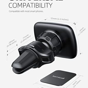 Lamicall Magnetic Car Vent Phone Mount [2022 Early Release] Air Vent Cell Phone Holder Cradle Stand [6 Strong Magnets] for iPhone 13 12 11 Pro Max Mini Xr Xs X 8 7 6 Plus SE, Other 4.7-7" Smartphone