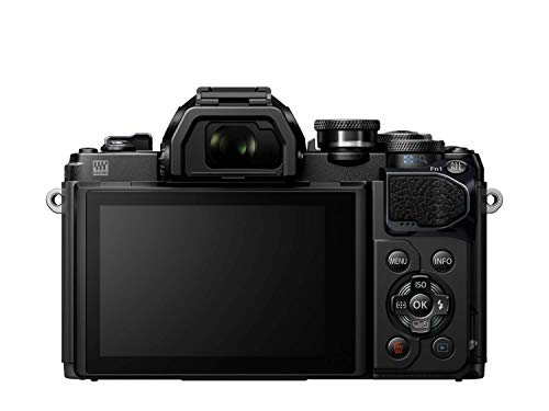 Olympus OM-D E-M10 Mark III Kit, Micro Four Thirds System Camera (16 Megapixel, 5-Axis Image Stabilisation, Electronic Viewfinder) + M.Zuiko 14-42 mm EZ Zoom Lens + M.Zuiko 40-150 mm Telezoom, Black