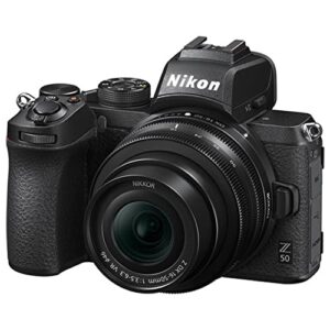 Z50 Mirrorless Digital Camera with 16-50mm Lens + 32GB Memory Card + Accessory Kit (Import Model)