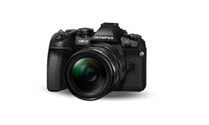 olympus om-d e-m1 mark ii kit, micro four thirds system camera (20.4 megapixel, 5-axis image stabilisation, electronic viewfinder) + m.zuiko 12-40 mm pro universal zoom, black