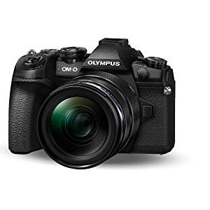 Olympus OM-D E-M1 Mark II Kit, Micro Four Thirds System Camera (20.4 Megapixel, 5-Axis Image Stabilisation, Electronic Viewfinder) + M.Zuiko 12-40 mm PRO Universal Zoom, Black