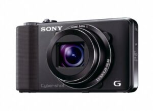 sony cyber-shot dsc-hx9v 16.2 mp exmor r cmos digital still camera with 16x optical zoom g lens, 3d sweep panorama and full hd 1080/60p video (renewed), black