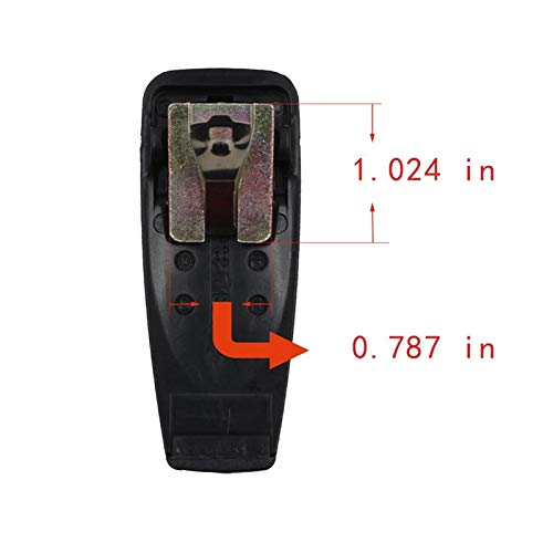 4 Pack HNN9013 Belt Clip Compatible for Motorola HT1250 HT750 XTS2500 XTS1500 CP185 CP125 CT250 CT450 PR860 GP140 GP328 GP338 GP340 GP360 GP380 GP640 R720Plus HLN9844A HLN9844