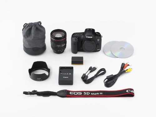 Canon EOS 5D Mark III 22.3 MP Full Frame CMOS Digital SLR Camera with EF 24-70mm f/4 L IS Kit