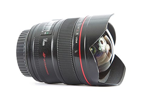 Canon EF 14mm f/2.8L II USM Ultra-Wide Angle Fixed Lens for Canon Digital SLR Cameras (Renewed)
