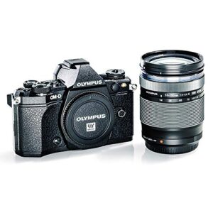 olympus om-d e-m5 mark ii weather sealed kit with 14-150mm lens, 3″ lcd, black, us only