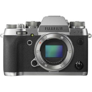 fujifilm x-t2 mirrorless digital camera international version (no warranty) (body only, graphite silver edition)