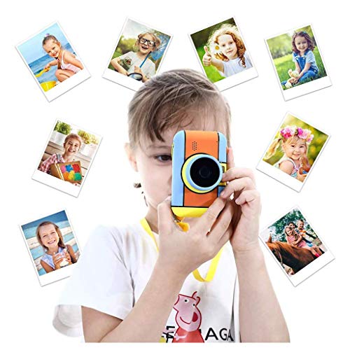 LKYBOA Kids Camera, Rechargeable Children Digital Camera with 2.4 Inch LCD and 32G Memory Card 1080P HD Shockproof