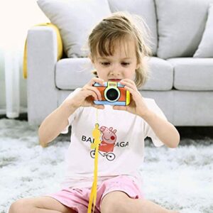 LKYBOA Kids Camera, Rechargeable Children Digital Camera with 2.4 Inch LCD and 32G Memory Card 1080P HD Shockproof