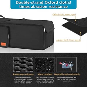 TORIBIO 60" Tripod Case Bag, Waterproof Lightweight Multifunctional Tripod Carrying Case with Shoulder Strap for Lights, Speakers, Cameras, Booms, Microphone Stands