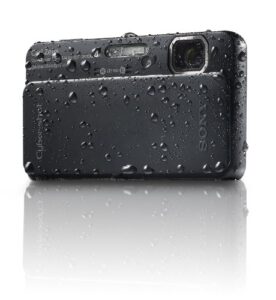 sony cyber-shot dsc-tx10 16.2 mp waterproof digital still camera with exmor r cmos sensor, 3d sweep panorama and full hd 1080/60i video (black)