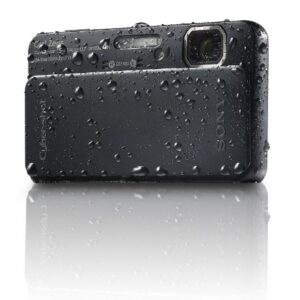 Sony Cyber-Shot DSC-TX10 16.2 MP Waterproof Digital Still Camera with Exmor R CMOS Sensor, 3D Sweep Panorama and Full HD 1080/60i Video (Black)