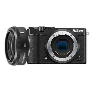 nikon 1 j5 mirrorless digital camera with 1 nikkor 10mm f/2.8 lens (black) international version (no warranty)