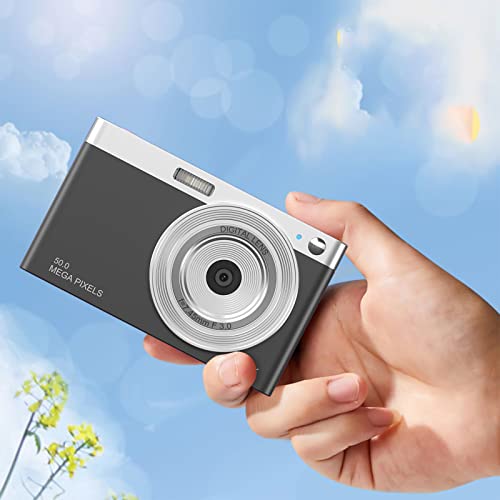 LADIGASU Portable Digital Camera 1080P Video Camera 50 Megapixels 16X Digital Zoom 2.88 Inch Screen 50MP Rechargeable Point and Shoot Camera Gifts for The Seniors,Teenagers,Children