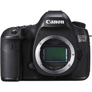 Canon EOS 5DS DSLR Camera (Body Only) (0581C002) + Canon EF 24-70mm Lens + 64GB Card + Case + Filter Kit + Corel Photo Software + LPE6 Battery + Card Reader + Flex Tripod + Hand Strap + More (Renewed)