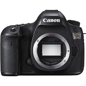 Canon EOS 5DS DSLR Camera (Body Only) (0581C002) + Canon EF 24-70mm Lens + 64GB Card + Case + Filter Kit + Corel Photo Software + LPE6 Battery + Card Reader + Flex Tripod + Hand Strap + More (Renewed)