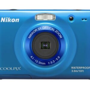 Nikon COOLPIX S30 10.1 MP Digital Camera with 3x Zoom Nikkor Glass Lens and 2.7-inch LCD (Blue)