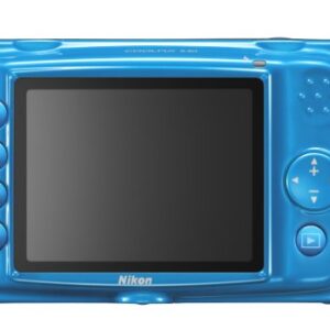 Nikon COOLPIX S30 10.1 MP Digital Camera with 3x Zoom Nikkor Glass Lens and 2.7-inch LCD (Blue)