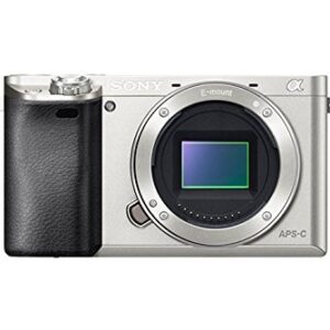 Sony Alpha a6000 Mirrorless Digital Camera 24.3MP SLR Camera with 3.0-Inch LCD - Body Only (Silver)