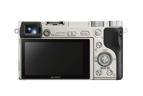 Sony Alpha a6000 Mirrorless Digital Camera 24.3MP SLR Camera with 3.0-Inch LCD - Body Only (Silver)