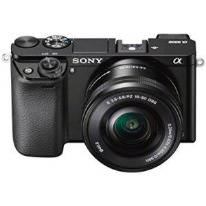 Sony A6000 Interchangeable Lens Digital Camera with SELP1650 Lens Kit - Black (24.3MP)