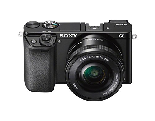 Sony A6000 Interchangeable Lens Digital Camera with SELP1650 Lens Kit - Black (24.3MP)