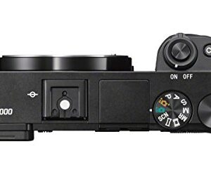 Sony A6000 Interchangeable Lens Digital Camera with SELP1650 Lens Kit - Black (24.3MP)