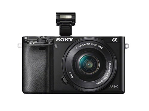 Sony A6000 Interchangeable Lens Digital Camera with SELP1650 Lens Kit - Black (24.3MP)