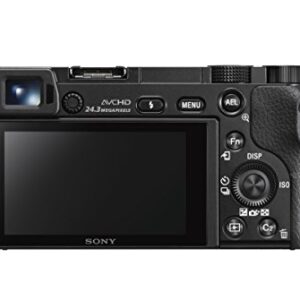 Sony A6000 Interchangeable Lens Digital Camera with SELP1650 Lens Kit - Black (24.3MP)