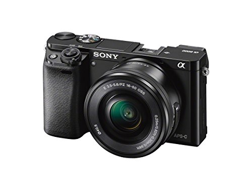 Sony A6000 Interchangeable Lens Digital Camera with SELP1650 Lens Kit - Black (24.3MP)