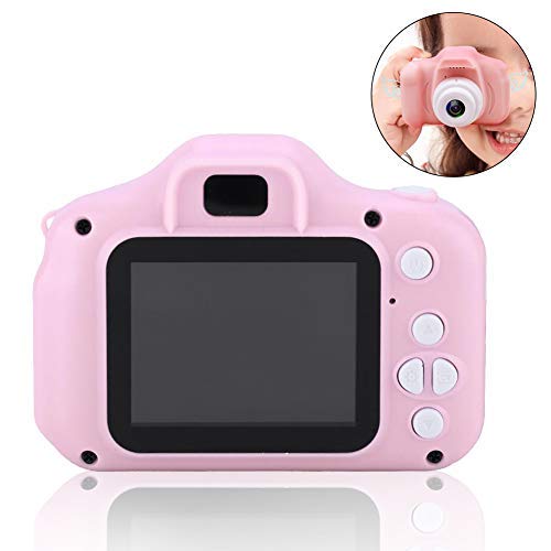 Mini Kids Camera Pink Camera Kids Camera for Girls 2.0in IPS Color Portable Children's Digital Camera with Photo,Video Function, HD 1080P Children Camera with Neck Lanyard for New Year