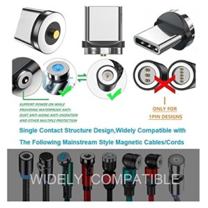 Raosky Magnetic Charging Series (Type-c Tips)/10pc,Magnetic Type-C Tips,Just Charger Tips Without USB Cable&Non-Data