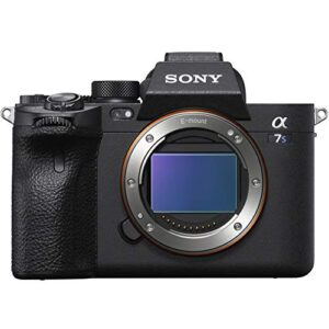 Sony a7s III ILCE-7SM3/B Mirrorless Digital Camera with 35mm Full-Frame Image Sensor Body Double Battery Bundle Including Deco Gear Carry Case + 2X 64GB Memory Card (128GB Total) and Kit Accessories