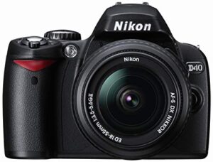 nikon d40 6.1mp digital slr camera kit with 18-55mm f/3.5-5.6g ed ii auto focus-s dx zoom-nikkor lens (renewed)
