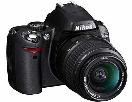 Nikon D40 6.1MP Digital SLR Camera Kit with 18-55mm f/3.5-5.6G ED II Auto Focus-S DX Zoom-Nikkor Lens (Renewed)