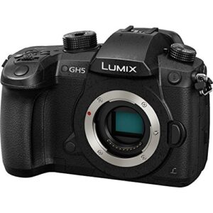 Panasonic Lumix DC-GH5 Mirrorless Micro Four Thirds Digital Camera + Atomos Ninja V 5" 4K HDMI Recording Monitor 11PC Bundle – Includes 64GB SD Memory Card + MORE - International Version (No Warranty)