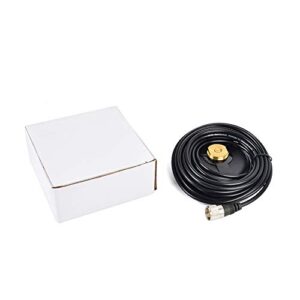 UAYESOK 4.3inch NMO Magnetic Mount,14KG Suction Mobile Radio Antenna Base W/5M RG58 Coaxial Cable PL-259 Plug for Vehicle Truck NMO CB/HF/VHF/UHF Antenna