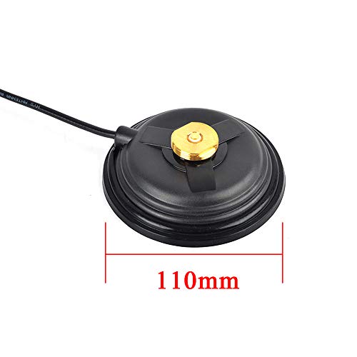 UAYESOK 4.3inch NMO Magnetic Mount,14KG Suction Mobile Radio Antenna Base W/5M RG58 Coaxial Cable PL-259 Plug for Vehicle Truck NMO CB/HF/VHF/UHF Antenna