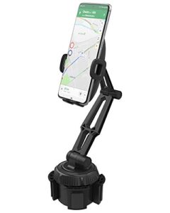 encased cup phone holder for cars, trucks and vans (fully adjustable) universal cellphone cradle mount for iphone 12/13/14 pro max/11/xs max/xr & samsung galaxy s9/s10/s20/s21/s22/ s23 plus/ultra
