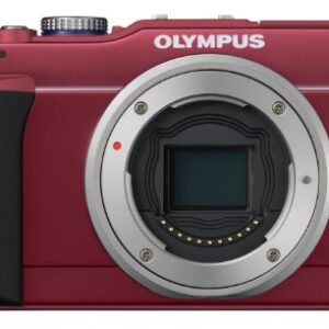 Olympus Pen E-PL1s 12.3MP Live MOS Micro Four Thirds Interchangeable Lens Digital Camera with M.ZUIKO Digital 14-42mm F3.5-5.6 II (RED) International Version (No Warranty)