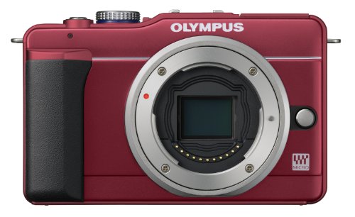 Olympus Pen E-PL1s 12.3MP Live MOS Micro Four Thirds Interchangeable Lens Digital Camera with M.ZUIKO Digital 14-42mm F3.5-5.6 II (RED) International Version (No Warranty)