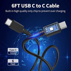 USB C Wall Charger, 25W Super Fast Charger Block with 6FT Android Phone Charger Cable for Samsung Galaxy S22/S22 Ultra/S22+/S21/S21Ultra/S21+/S20/S20Ultra/Note20/Note 20Ultra/Note10+