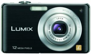 panasonic lumix dmc-fs15 12mp digital camera with 5x mega optical image stabilized zoom and 2.7 inch lcd (black)
